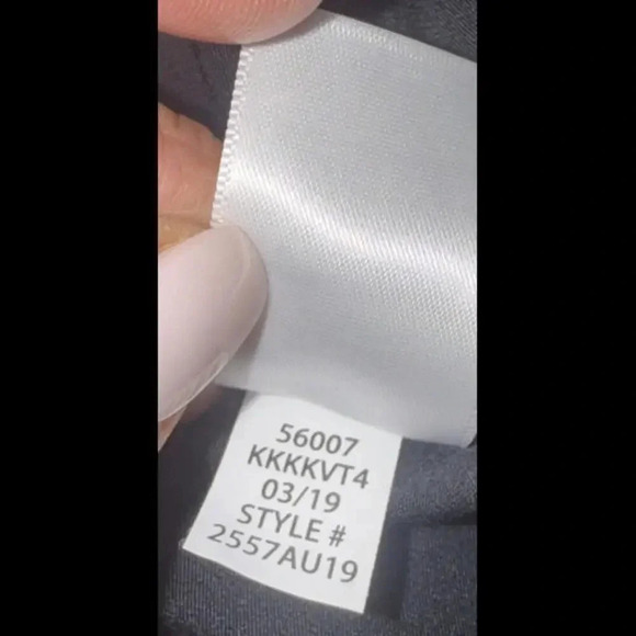 American Eagle Black T Shirt Crisscross Neck Detail Classic Dress NWT Women’s XS - Picture 9 of 10